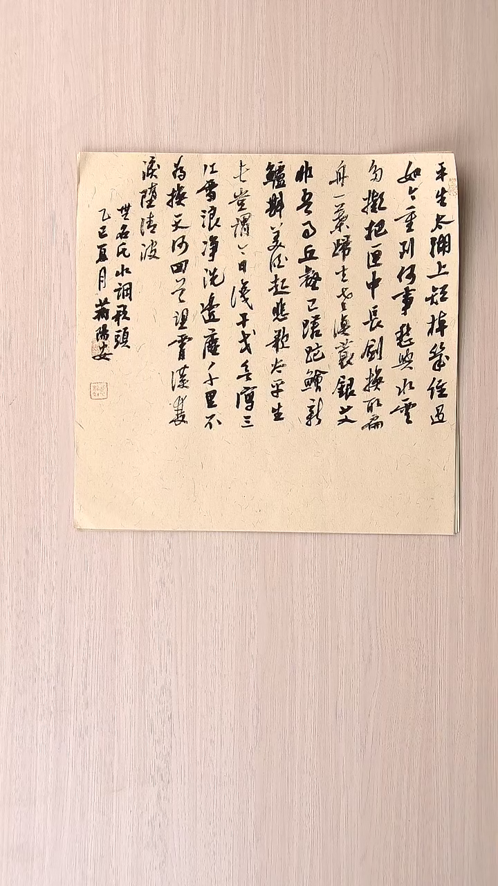 书法蒋阳安 陕西西安34*34