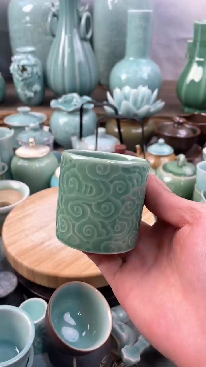 【闪购商品】福利款 慧仙青瓷 瓷器 主人杯