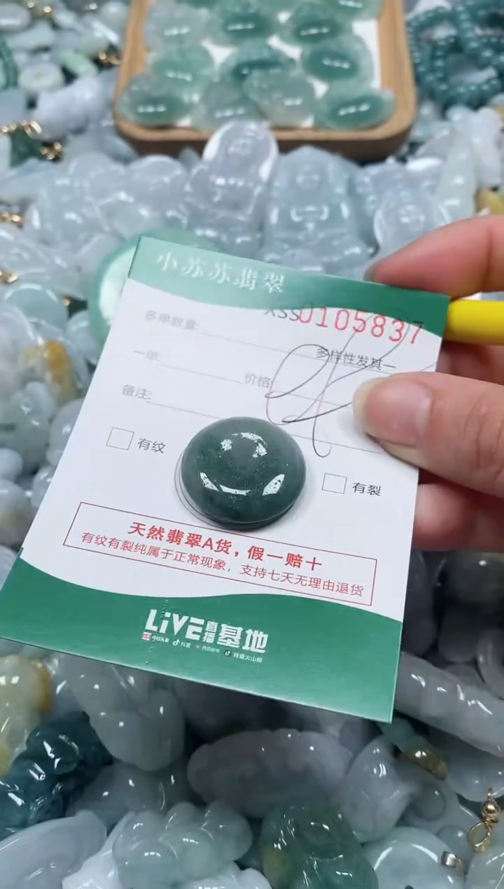 【闪购商品】翡翠颈饰未镶嵌闪购商品0105837