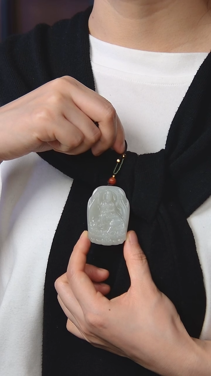 【闪购商品】和田玉颈饰未镶嵌生肖龙吊坠