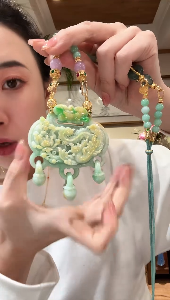 【闪购商品】翡翠颈饰未镶嵌国风