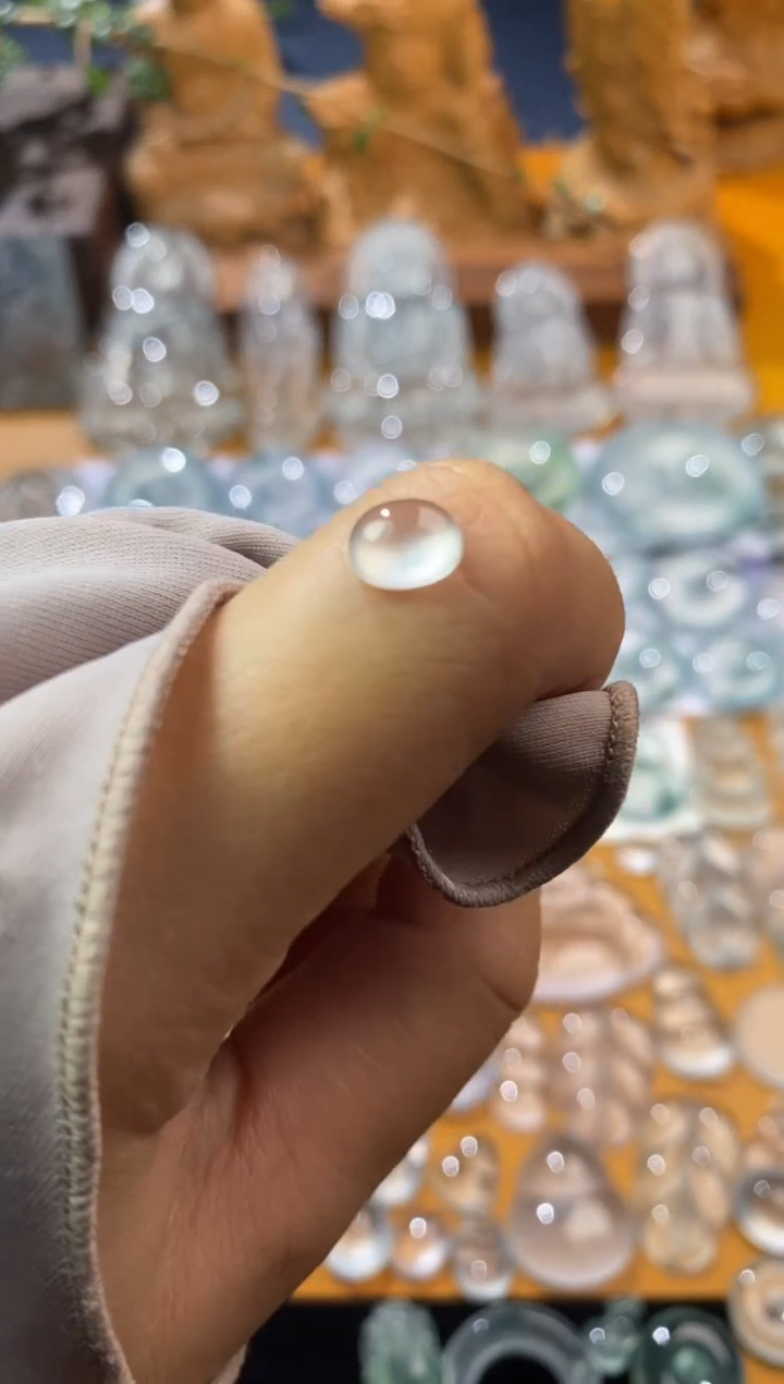 【闪购商品】定制翡翠未镶嵌蛋面7.1*5.9*3.5