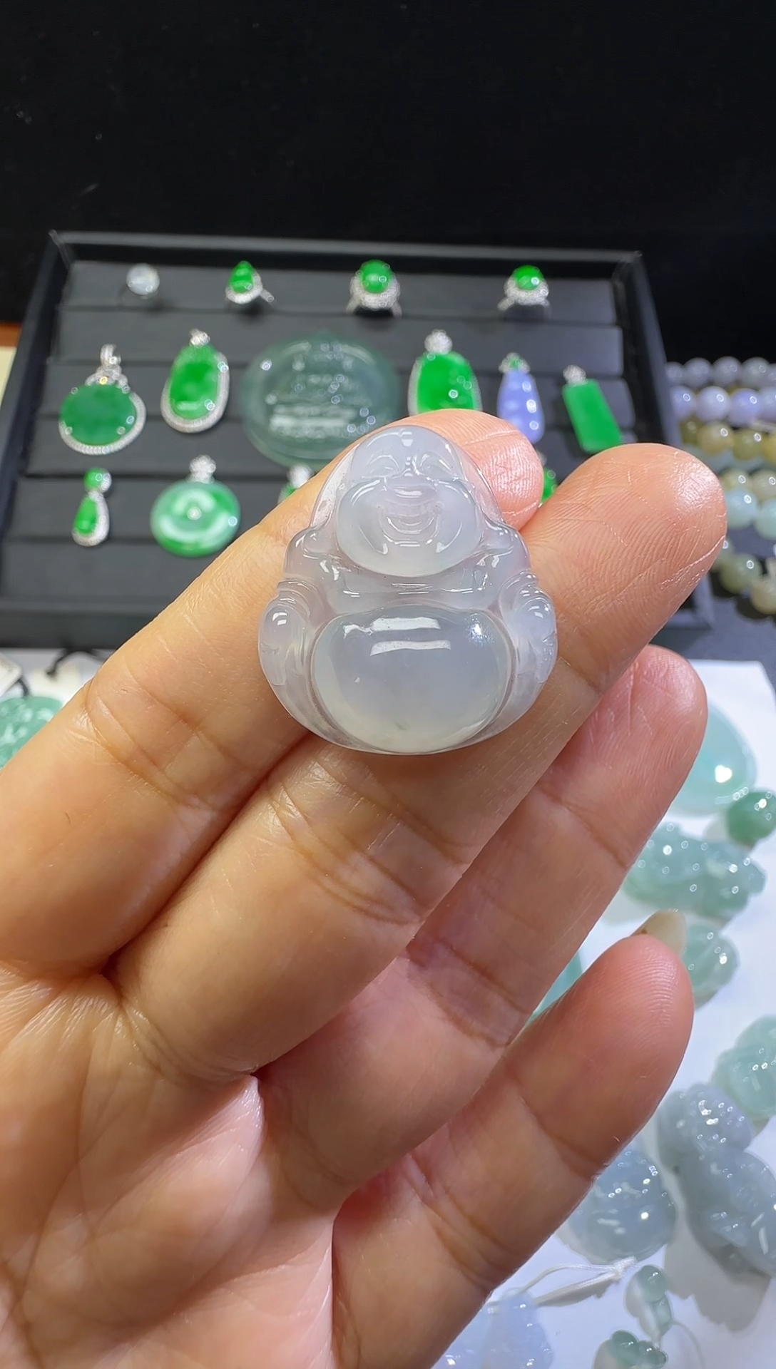 【闪购商品】翡翠吊坠(不含链)未镶嵌佛公