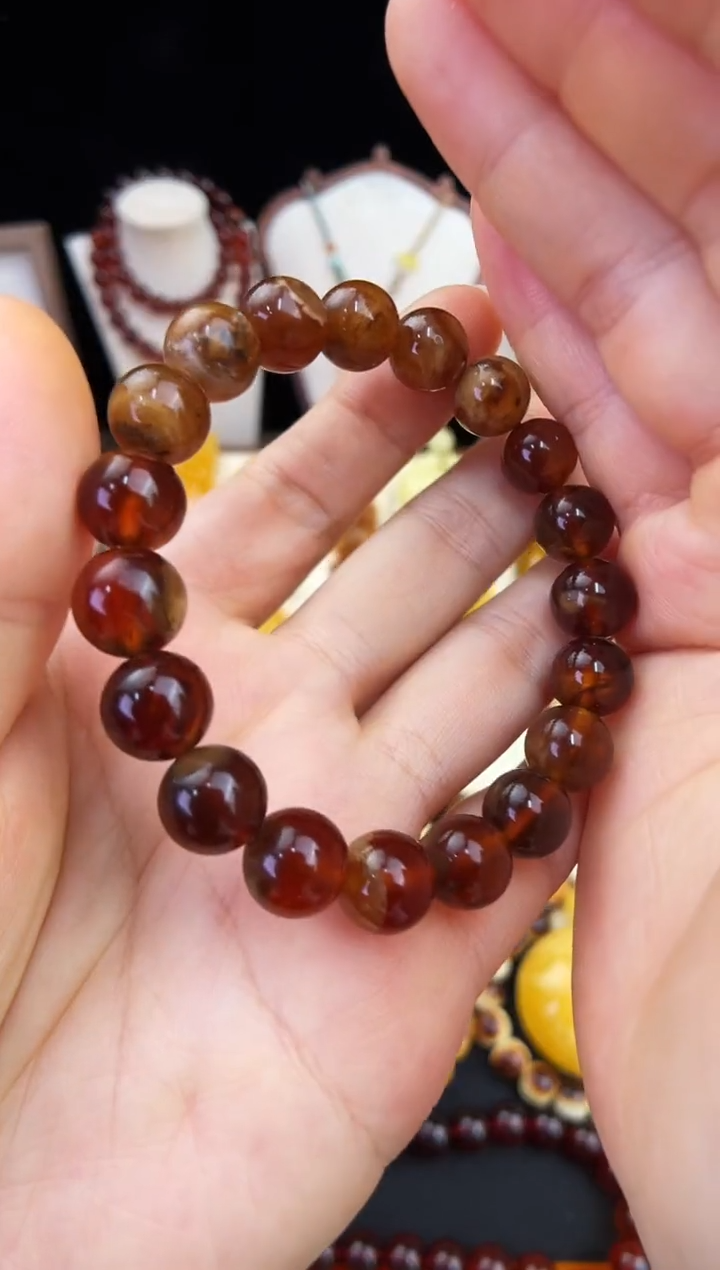 琥珀未镶嵌珠宝奇石柒月