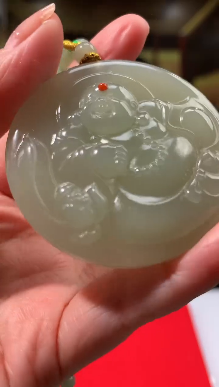 颈饰未镶嵌和田玉120651多样性发一