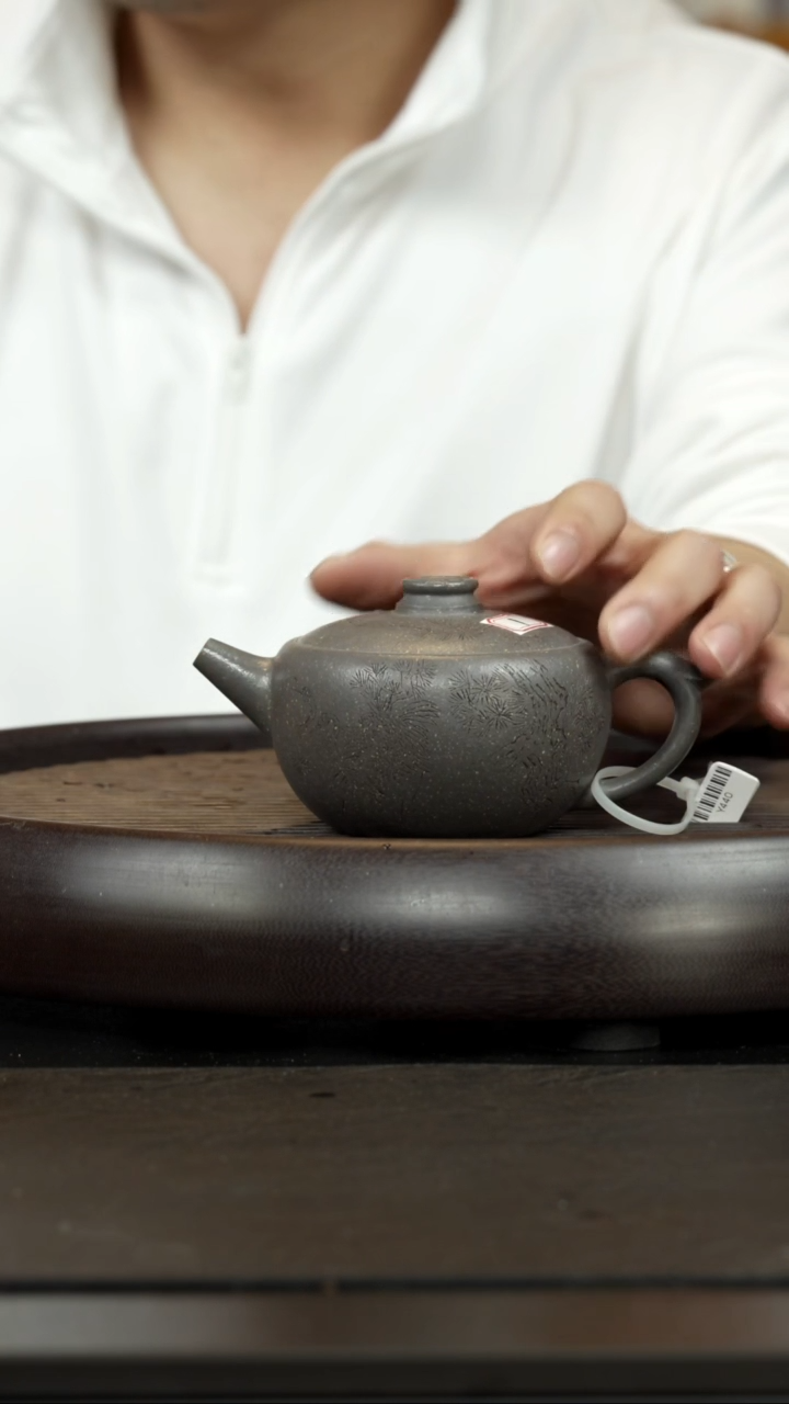 【闪购商品】紫砂茶杯松鹤同春 紫砂壶