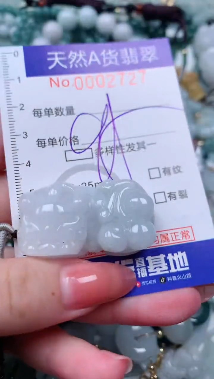 【闪购商品】翡翠颈饰未镶嵌00002727