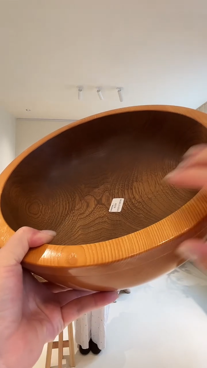 禅**衣茶道摆件0000一木挖木盆8166