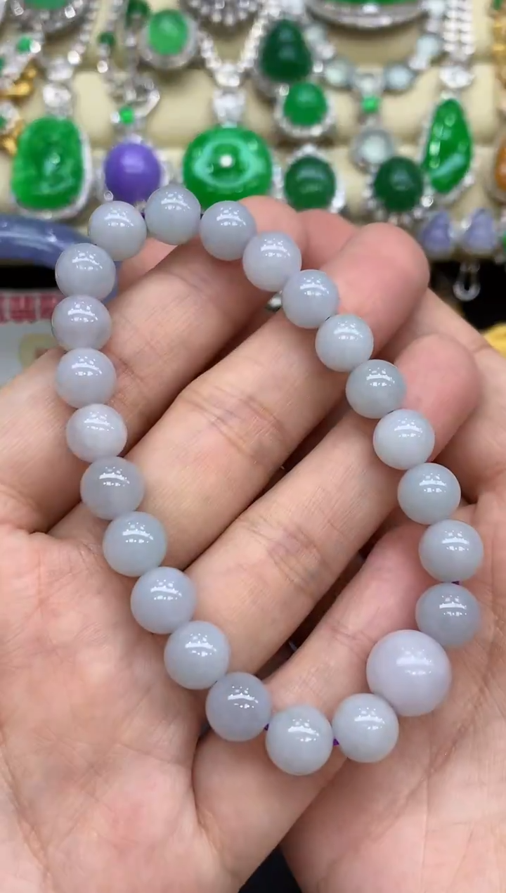 未镶嵌手串翡翠186-中国好珍宝