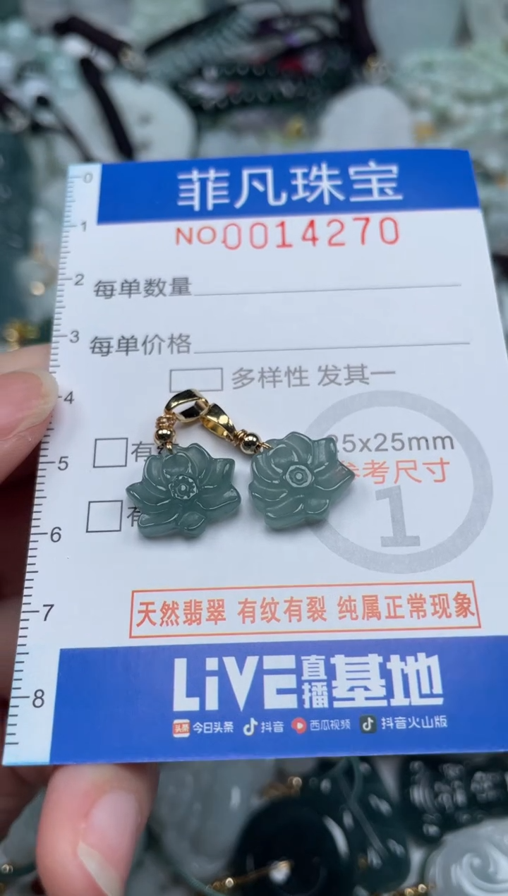 颈饰未镶嵌翡翠14270