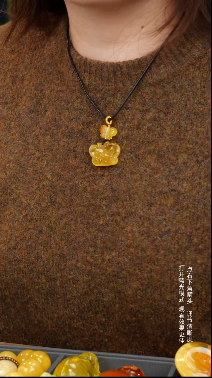 蜜蜡颈饰未镶嵌11111111
