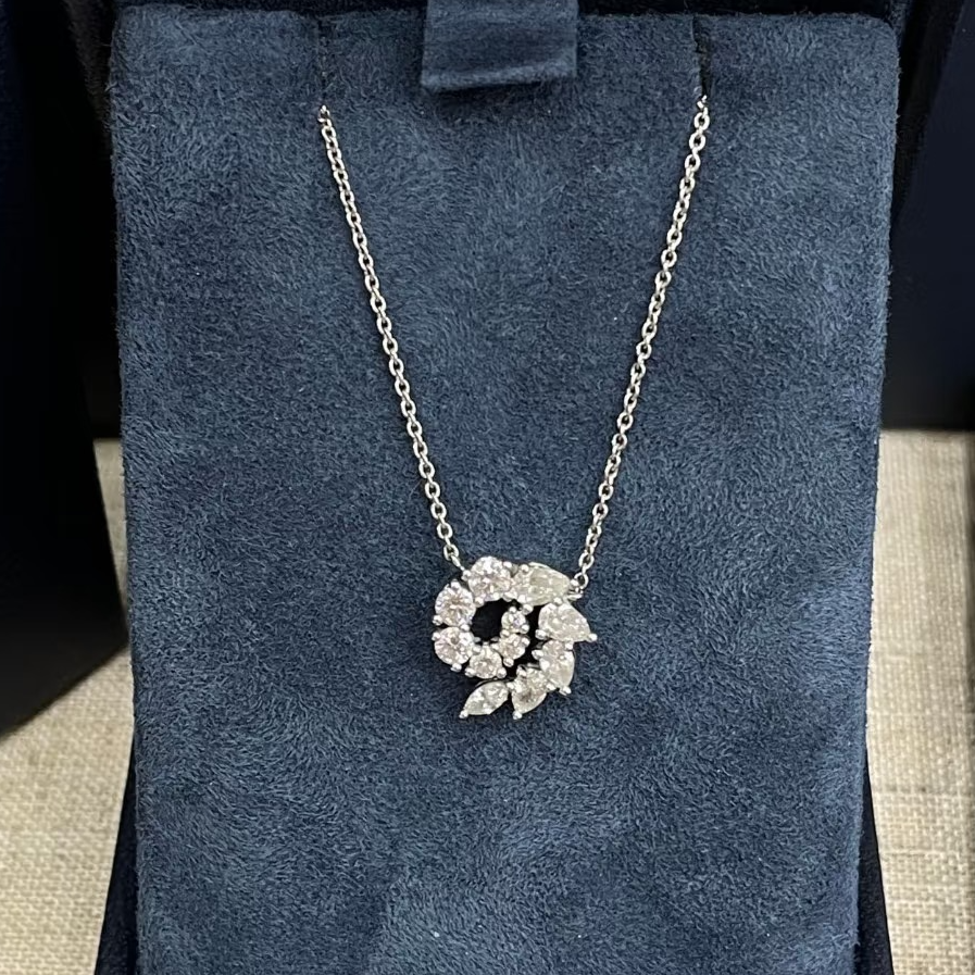 99新 Harry Winston/海瑞温斯顿 【欢欢活动 】Garland大号坠饰项链