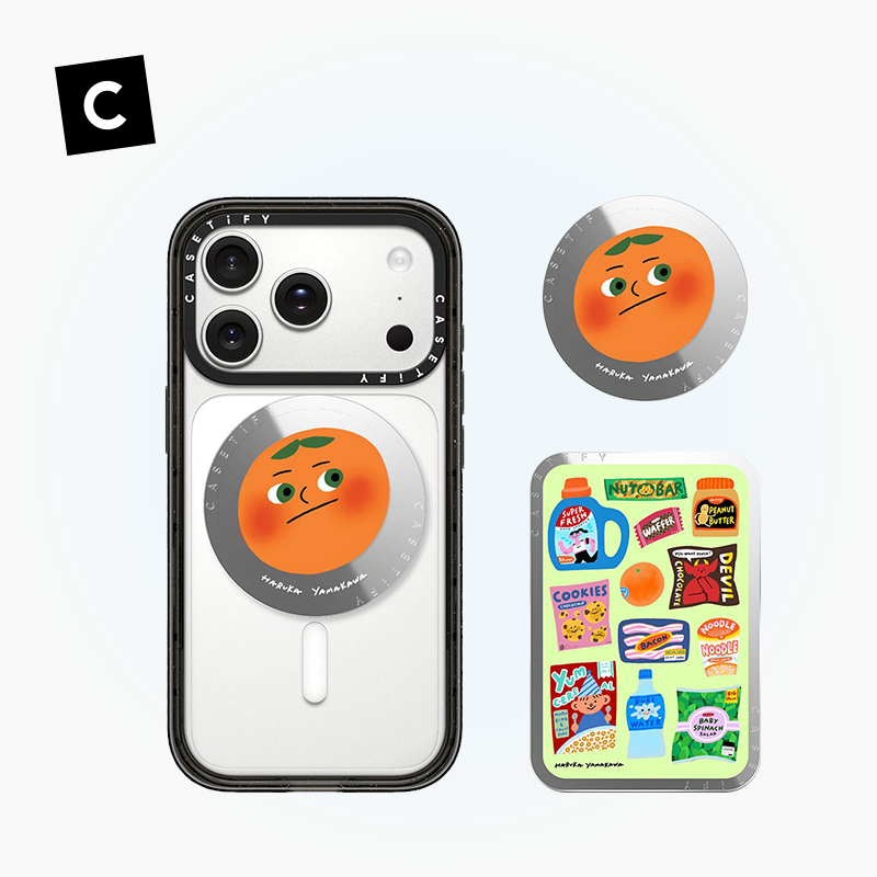 CASETiFY Haruka Yamakawa艺术家系列手机支架磁吸配件 Magsafe新