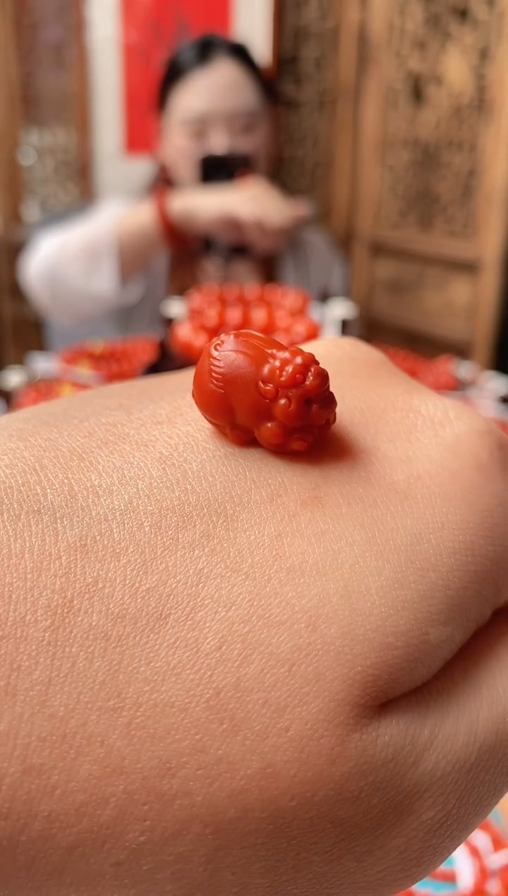 吊坠(不含链)未镶嵌南红玛瑙保山南红貔貅单珠吊坠