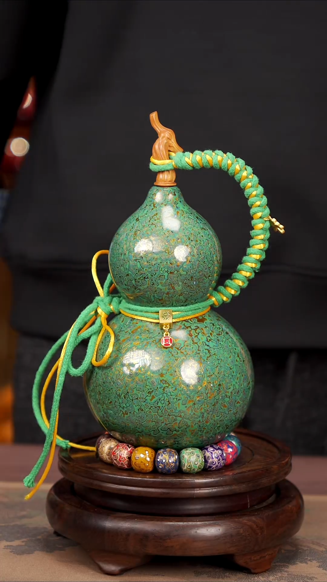 【闪购商品】37易林高端工艺大漆酒葫芦--458