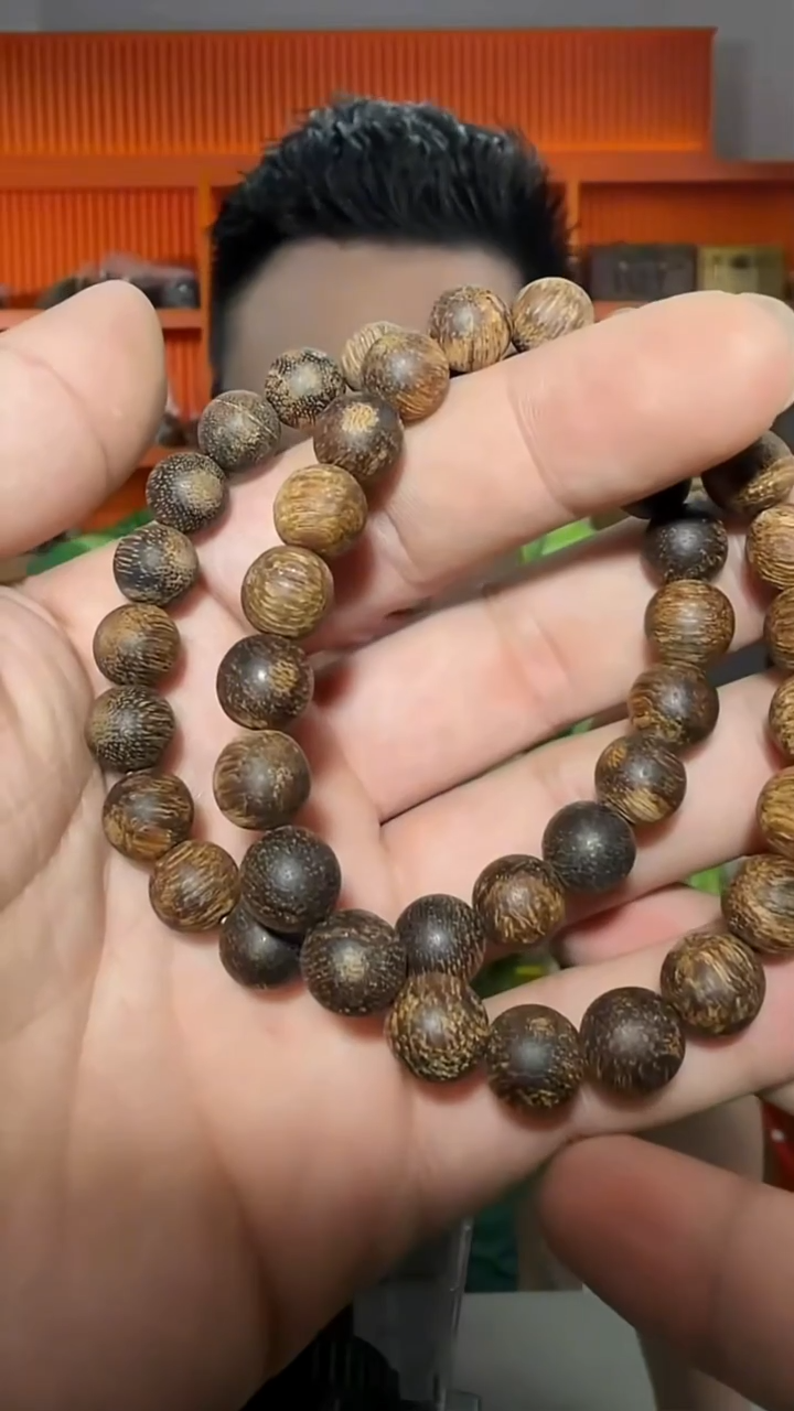 沉香手串122号单圈9g0.9多样性发一
