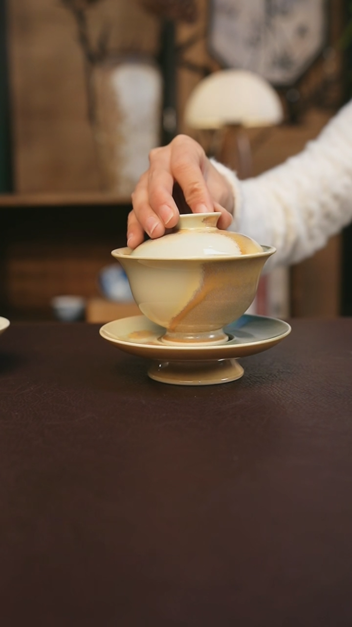 【闪购商品】景德镇陶瓷杯碗柴烧多人