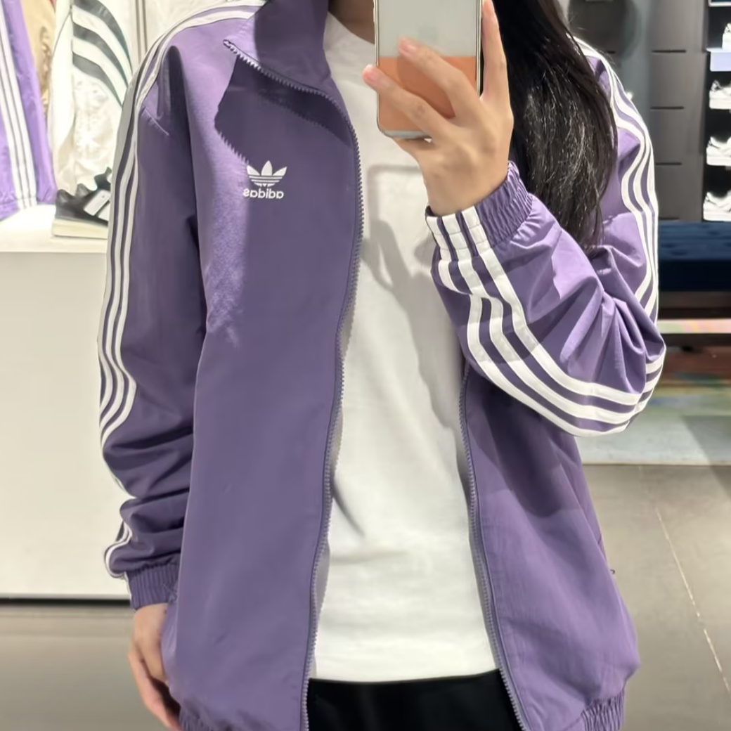 adidas/阿迪达斯阿迪达斯三叶草运动休闲欧若风夹克外套KC1456