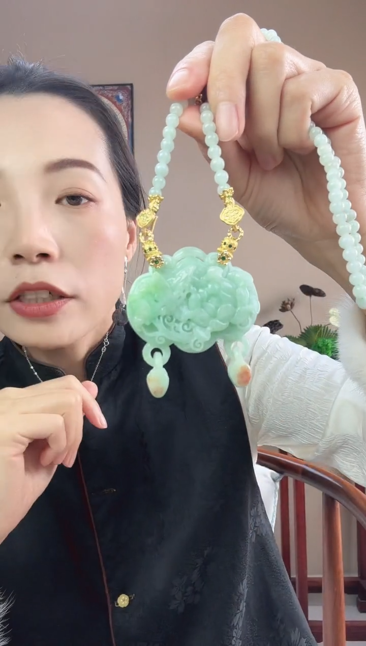 【闪购商品】翡翠颈饰未镶嵌国风原创