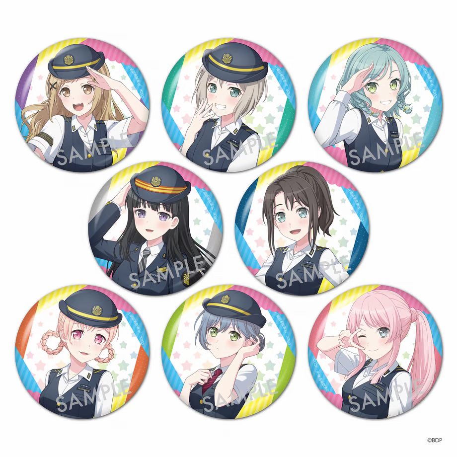 【BanG Dream!】推旅 联动 JR东海道新干线 吧唧 盲盒徽章
