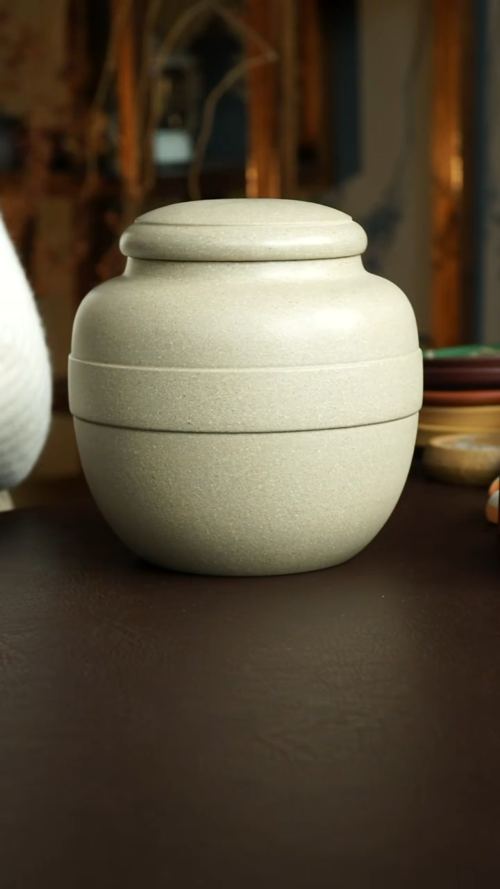 茶杯紫砂22号 微瑕茶叶罐徐群老师 宜兴紫砂原矿作品