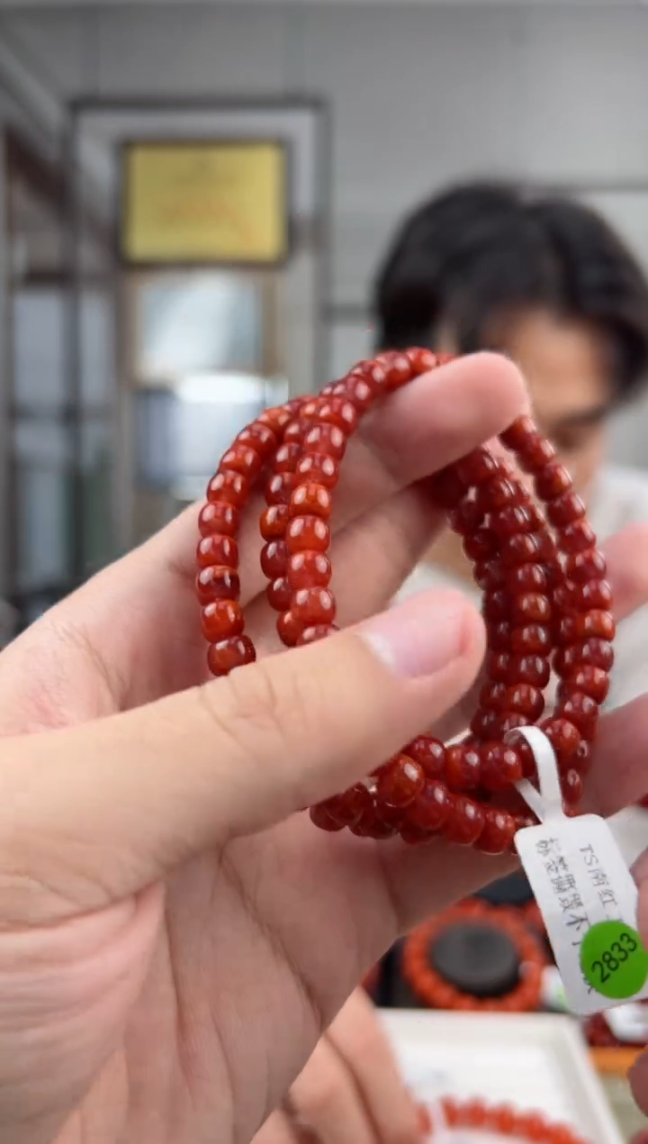 【闪购商品】南红玛瑙多圈未镶嵌@t07310@6mm