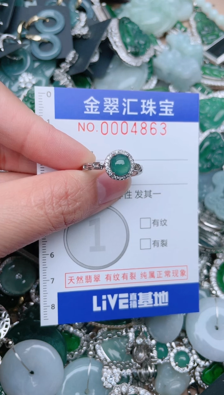 【闪购商品】翡翠颈饰未镶嵌4863.......