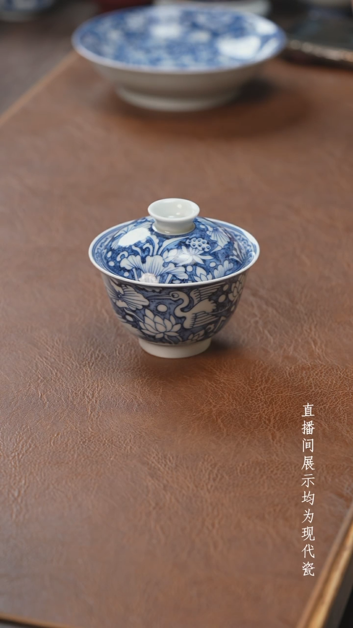 茶器茶器一鹭盖碗