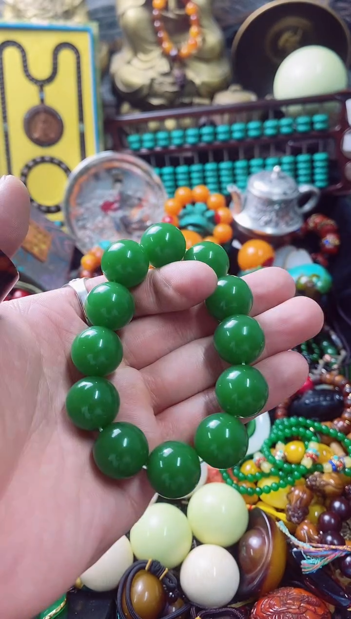 手串未镶嵌和田玉（碧玉）主播推荐主播推荐