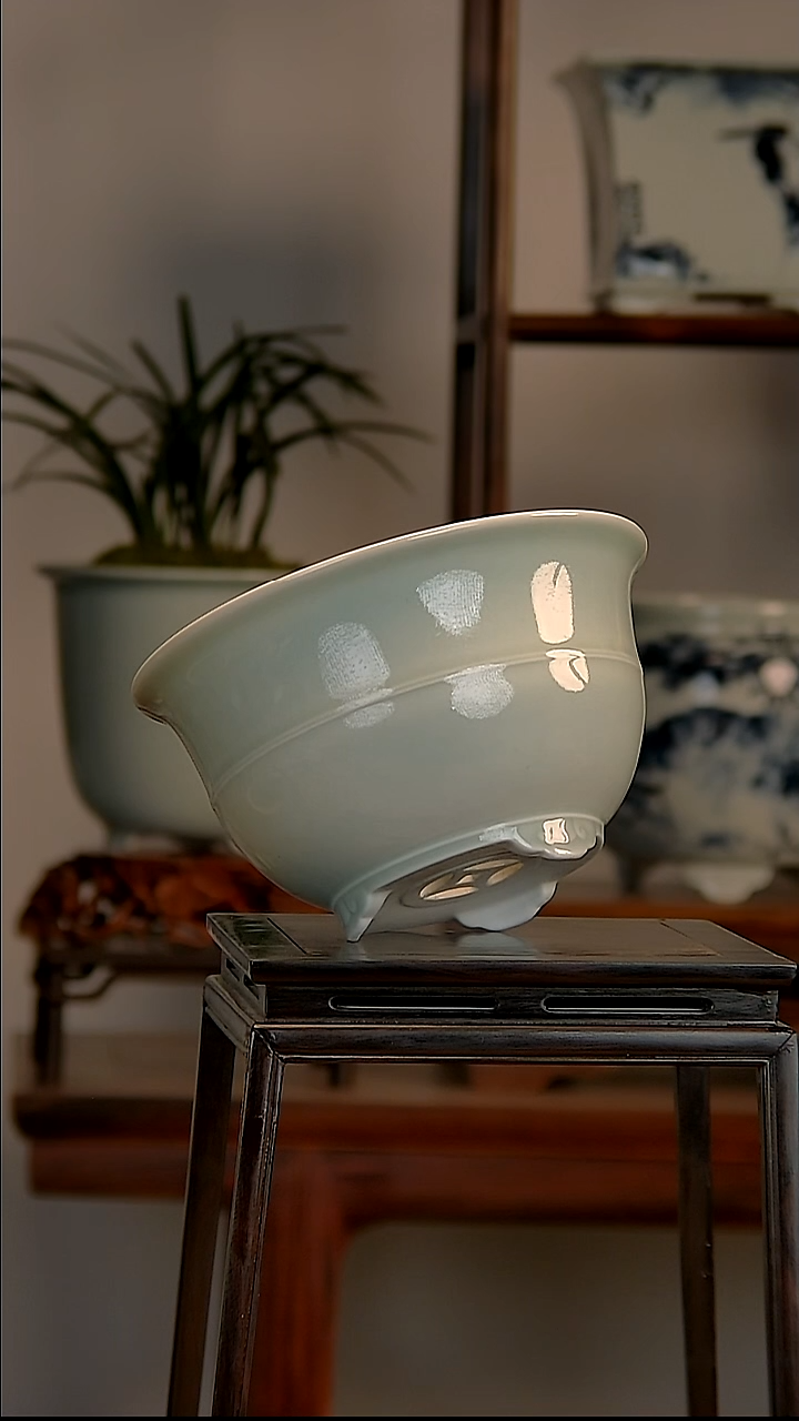 景德镇陶瓷手工花盆