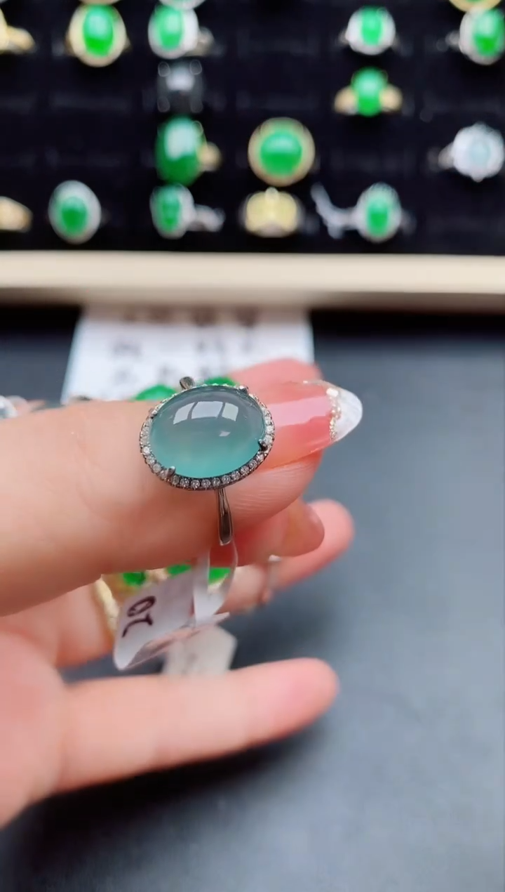 【闪购商品】翡翠戒指银S925镶嵌1212
