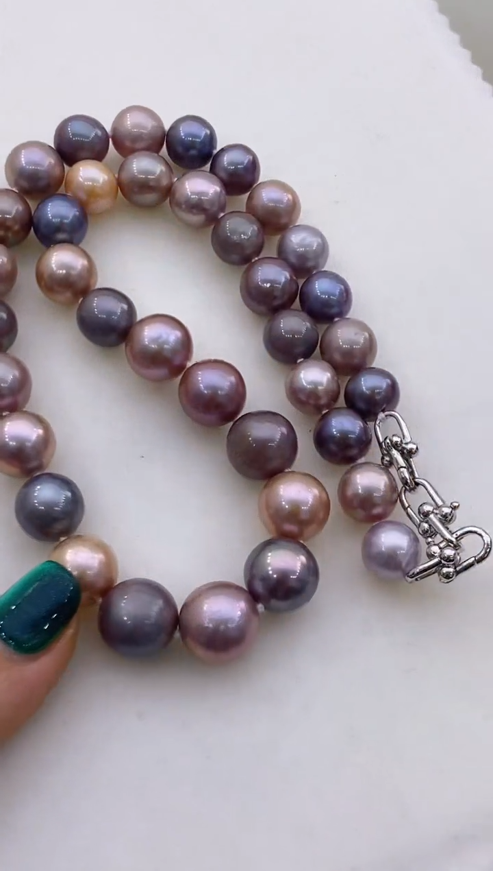 【闪购商品】淡水珍珠项链未镶嵌119  10-13mm