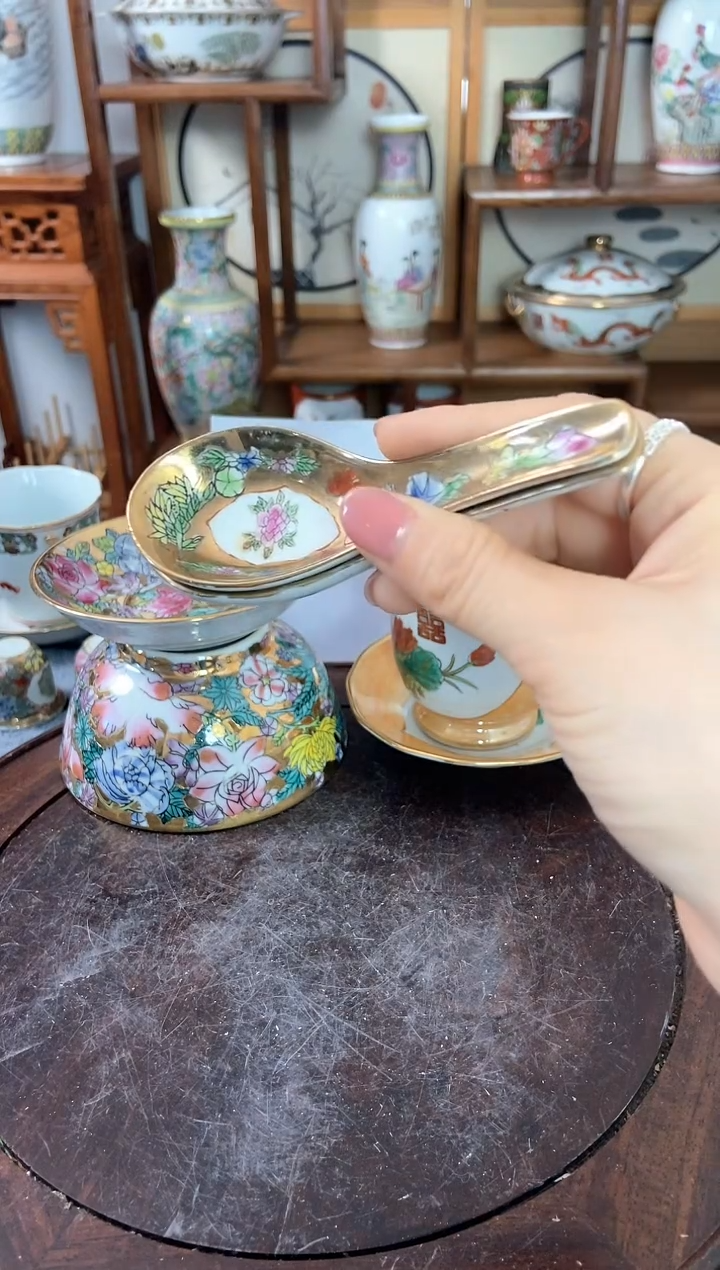 瓷片微瑕景德镇窑厂瓷摆件单件