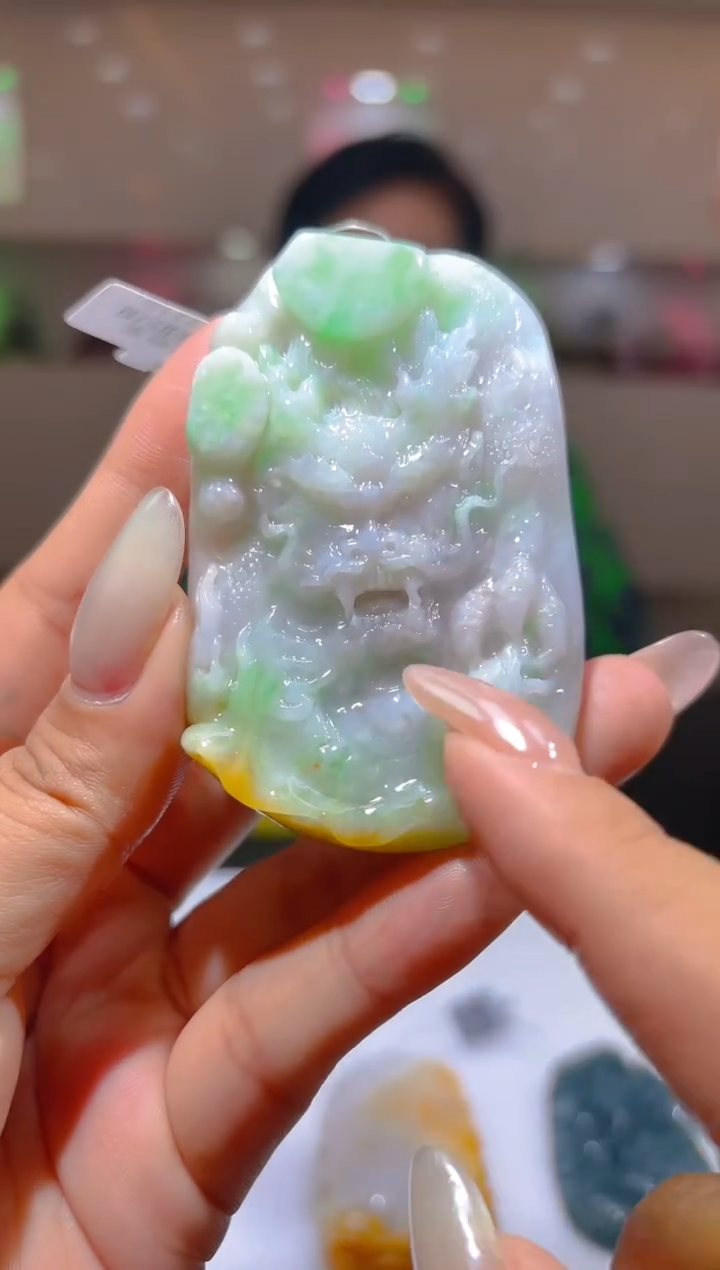 未镶嵌定制翡翠19/1220/L/龙