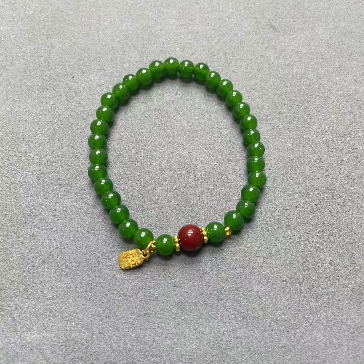 000号和田玉6mm单圈手串