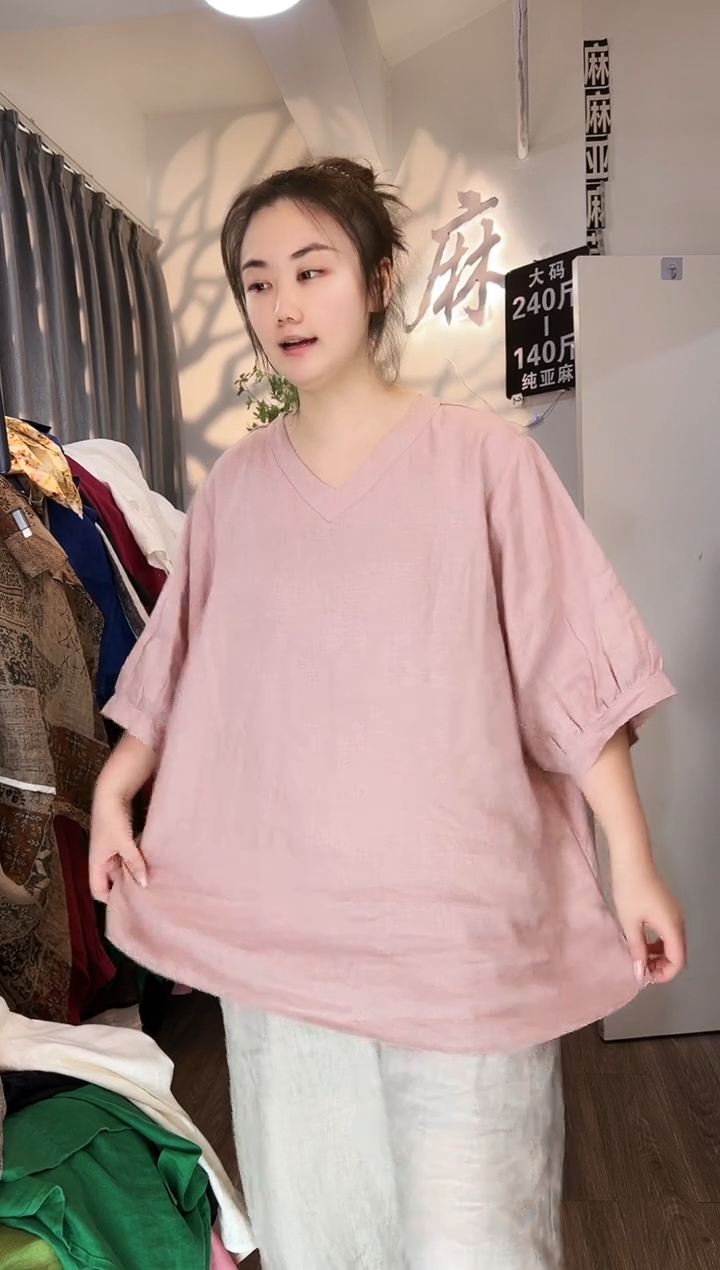 亚麻大码女装系列。140斤-240斤