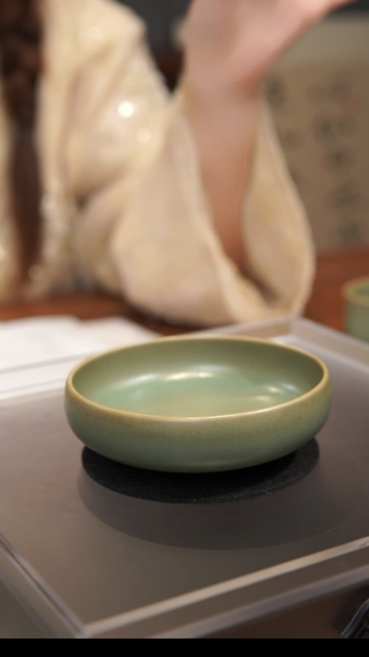 观汝普洱杯  汝州原产地  原矿老釉  带底款