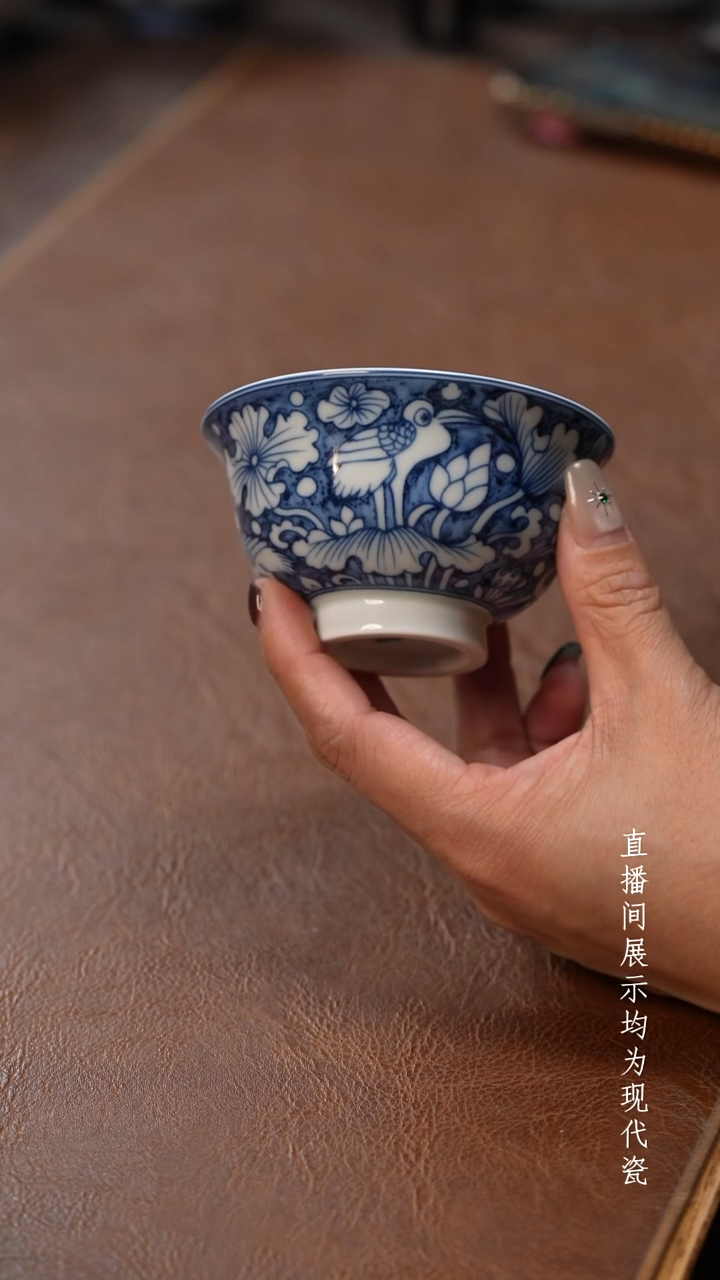 茶器茶器一鹭压手杯