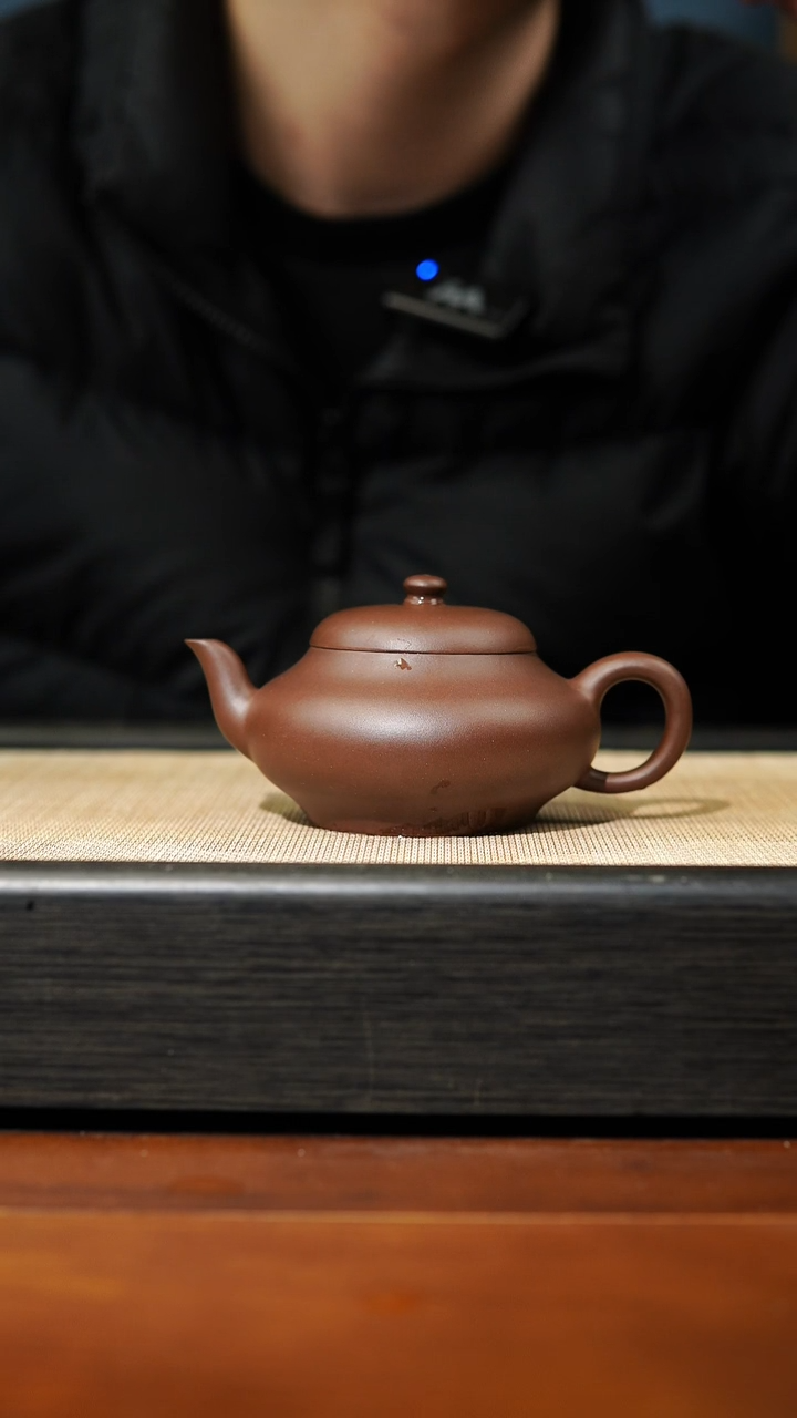 【闪购商品】紫砂茶壶紫泥，扁梨，125cc