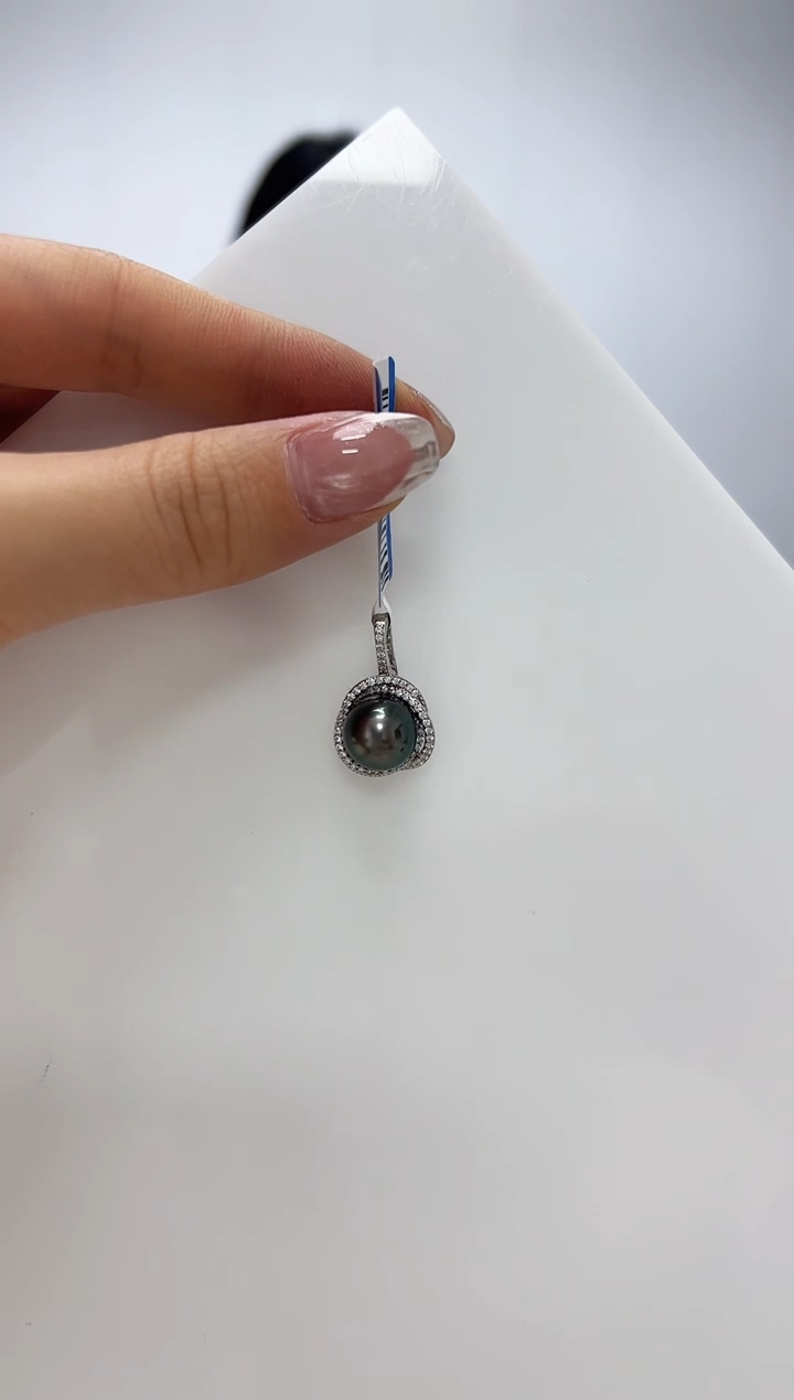 【闪购商品】海水珍珠DA银S925镶嵌吊坠 H216