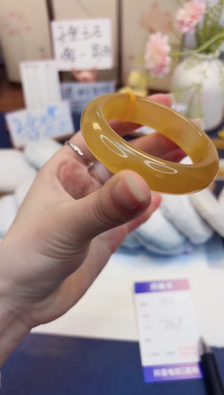 【闪购商品】石英质玉手镯未镶嵌71-财气镯-圈口53