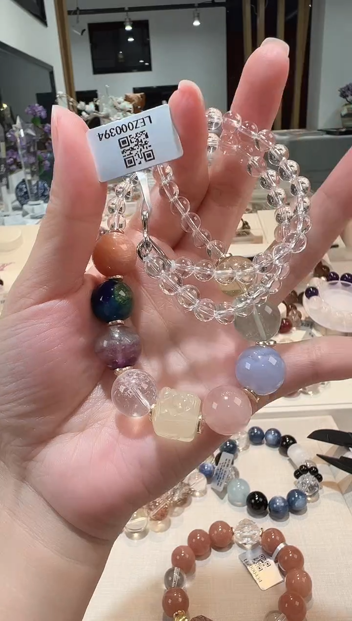 未镶嵌手链水晶手串