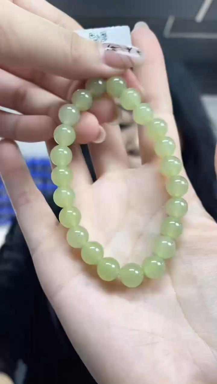 【闪购商品】和田玉手串未镶嵌多样性发其一颜色微差