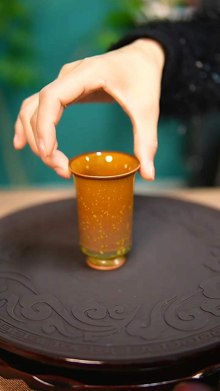 【闪购商品】杯钧尚源原矿钧瓷金玉满堂闻香杯