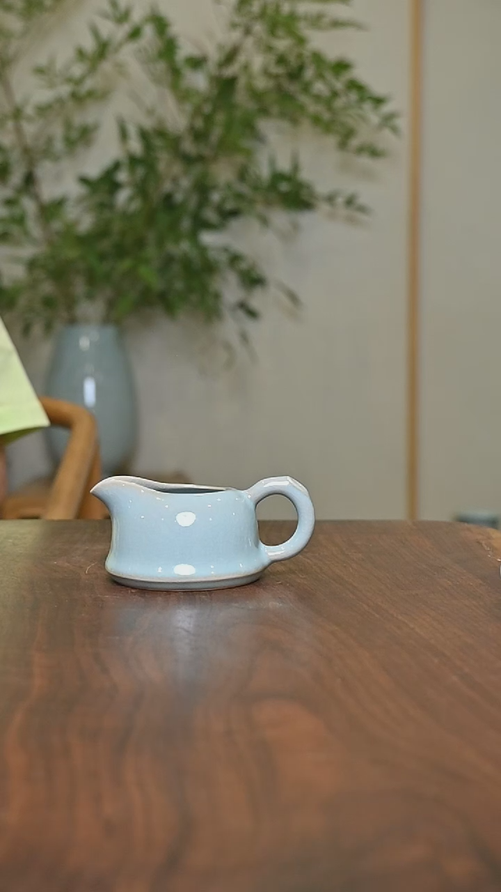 小公道微瑕天青釉朱家汝窑款100毫升