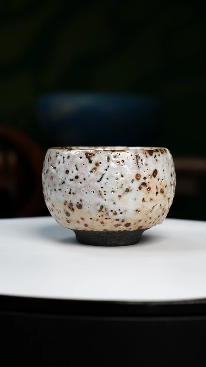 【闪购商品】吴远中未名窑孔师傅柴烧志野杯