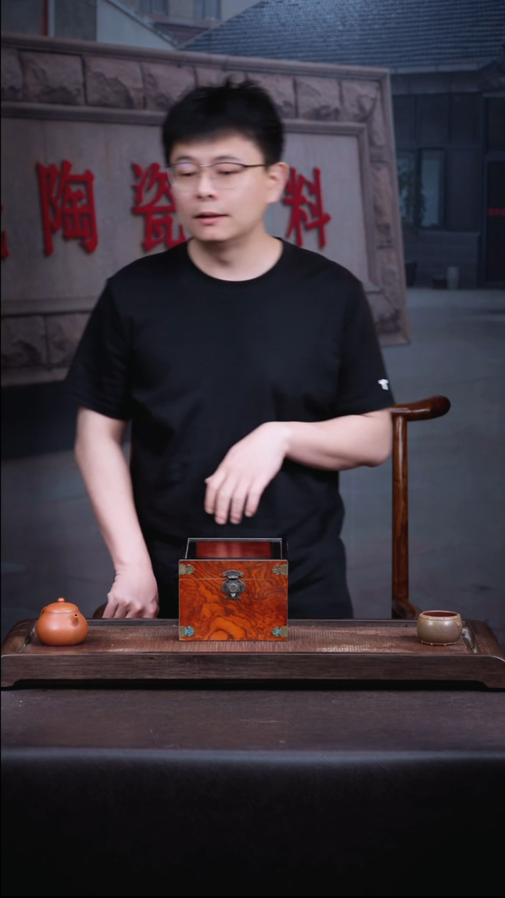 茶杯紫砂1 号  盒子