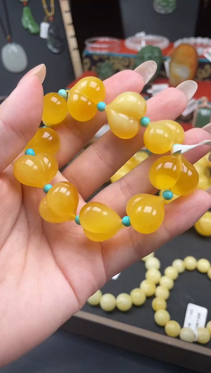 手链蜜蜡未镶嵌kh20多样性发其一