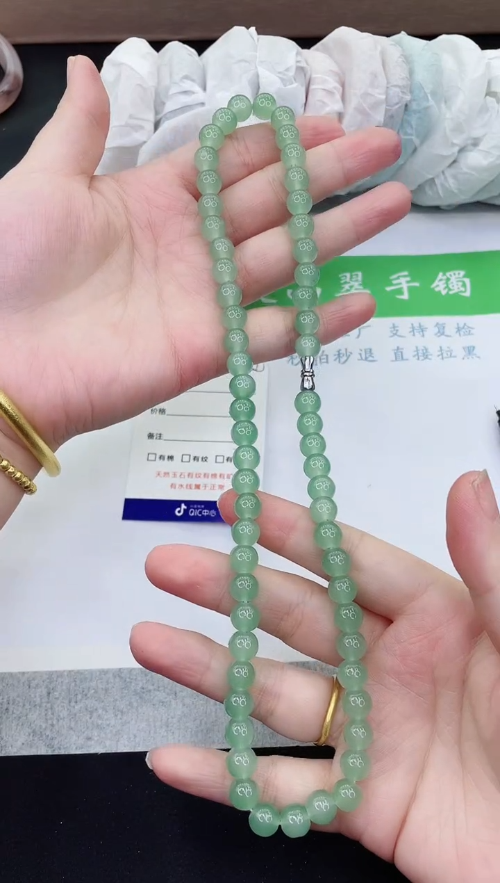 【闪购商品】石英质玉项链未镶嵌项链