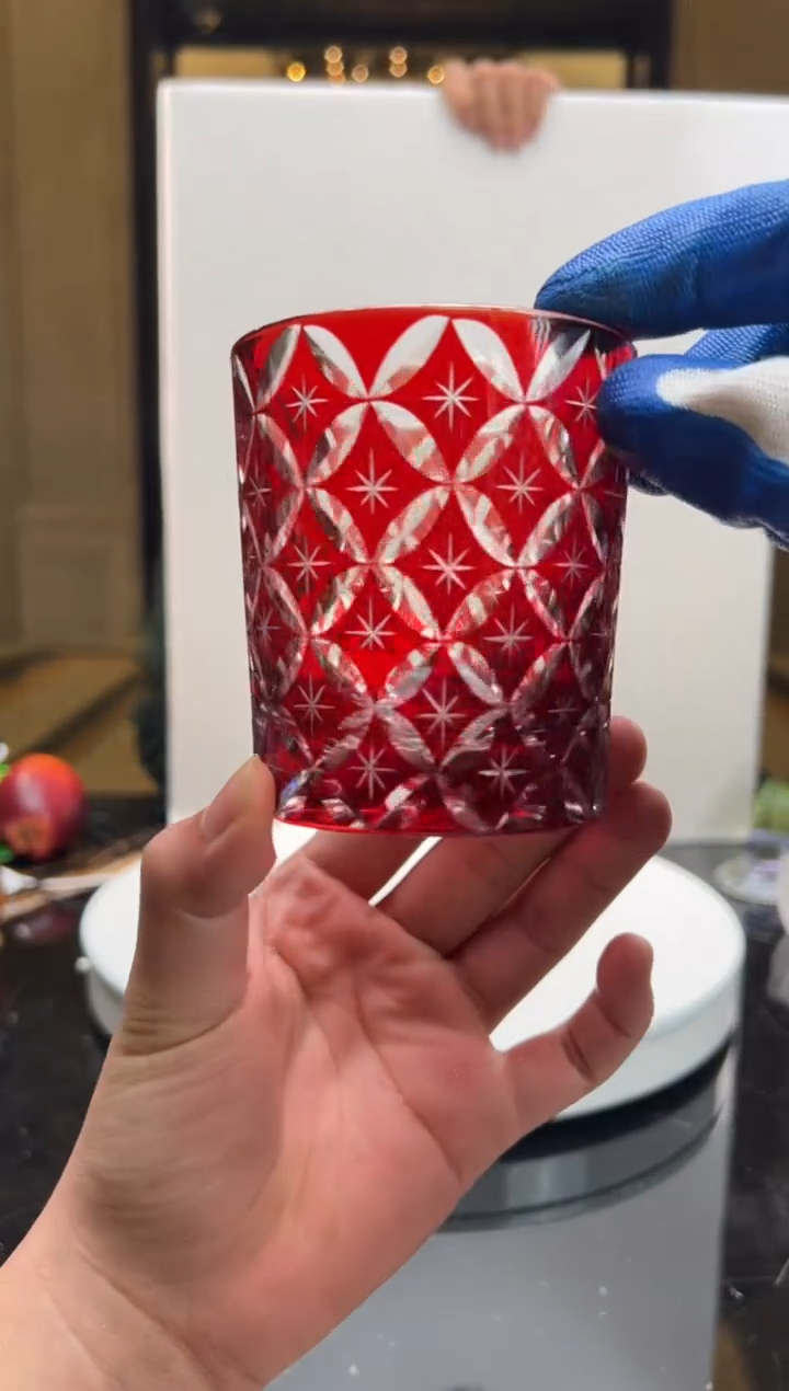 【闪购商品】摆件BLM012水晶琉璃摆件钻石杯